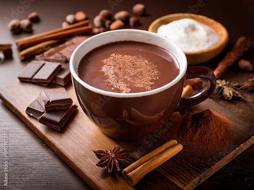 Tasse de chocolat chaud