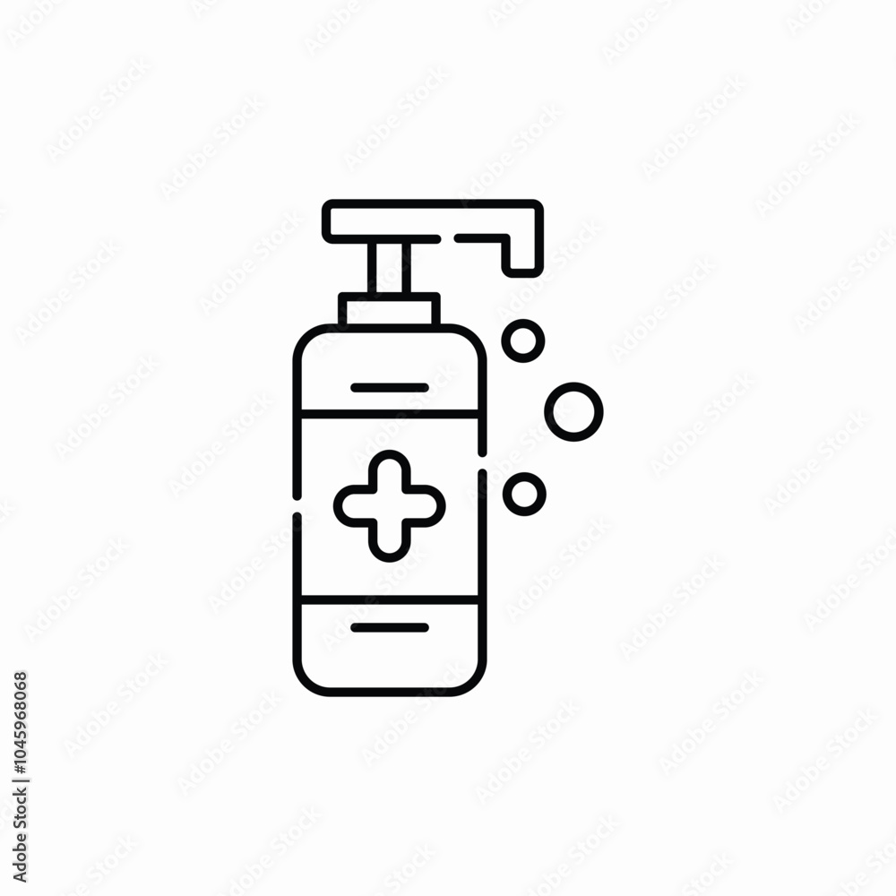medicine sanitizer icon sign vector medicine sanitizer icon sign vector