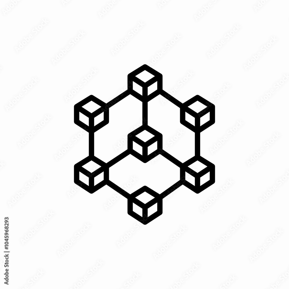 object connection icon sign vector object connection icon sign vector