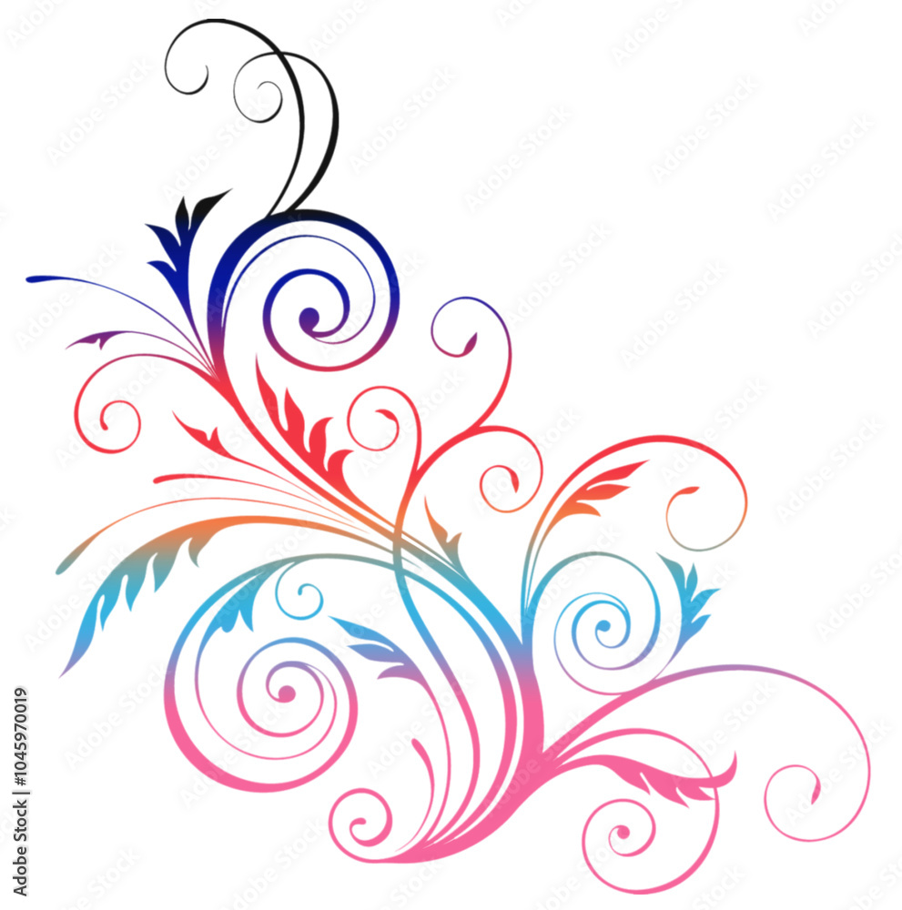flower drawings.Floral vector. Leaf vector. Hand drawn art of flowers, leaves, herbs, plants, branches. Minimal floral botanical line art with colorful gradient . Isolated with white background. flower drawings.Floral vector. Leaf vector. Hand drawn art of flowers, leaves, herbs, plants, branches. Minimal floral botanical line art with colorful gradient . Isolated with white background.