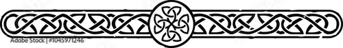 Celtic Knot Pattern Header - Triquetra Header
