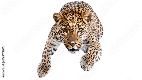 leopard jumping, isolated, transparent, png, background 