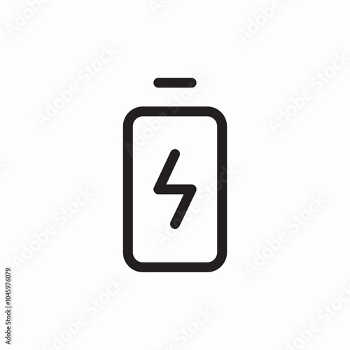 battery charging icon sign vector