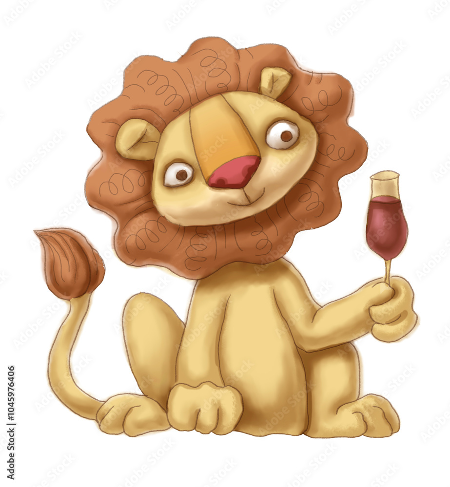 Fototapeta premium Lion cat leopard 