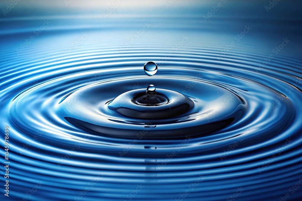 solitary water ripple against empty backdrop solitary water ripple against empty backdrop