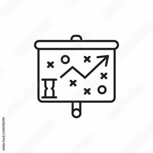 tactics presentation icon sign vector