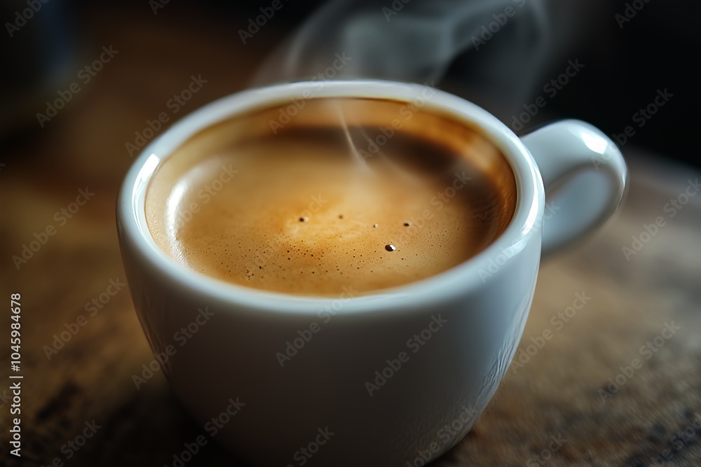 steaming espresso shot steaming espresso shot