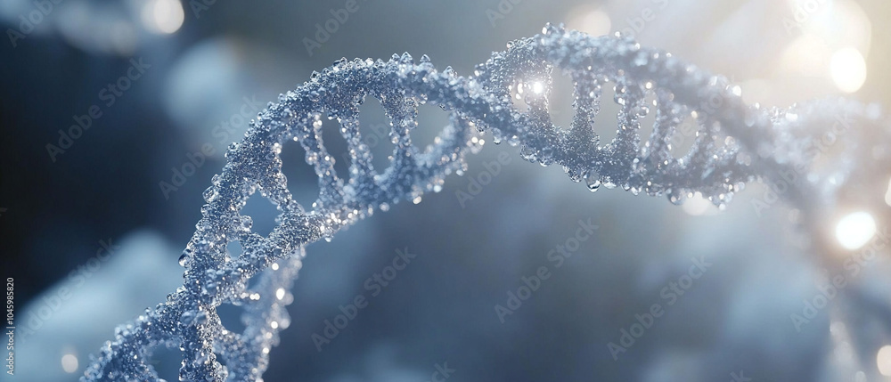 Abstract 3d Render DNA spiral on light background wallpaper design art Abstract 3d Render DNA spiral on light background wallpaper design art