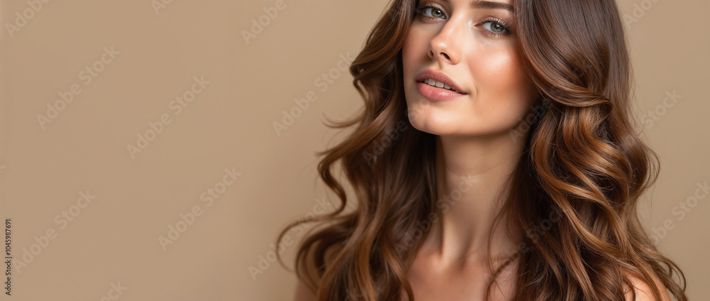 Close-up portrait of a woman with natural, wavy brown hair and subtle makeup. The image captures elegance and beauty, highlighting fresh, healthy skin and a serene expression on a neutral background.
Close-up portrait of a woman with natural, wavy brown hair and subtle makeup. The image captures elegance and beauty, highlighting fresh, healthy skin and a serene expression on a neutral background.