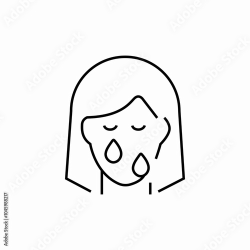fragile girl icon sign vector