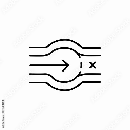 muscle fiber icon sign vector