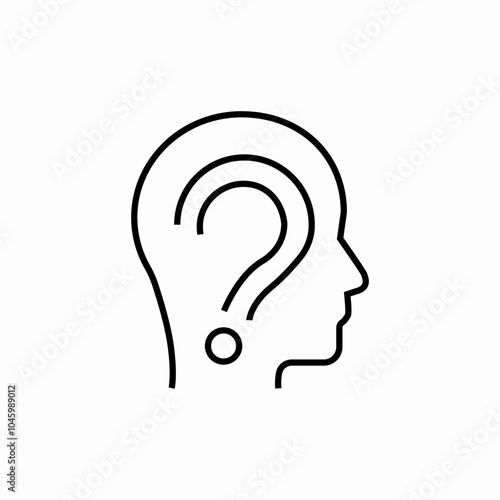 user question icon sign vector