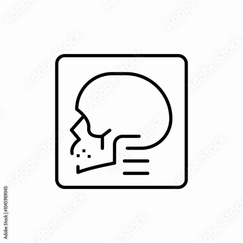 X ray machine icon sign vector