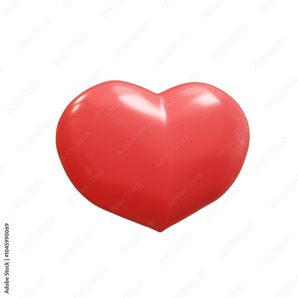 Glass red heart on transparent background. PNG. Love, Valentine's Day, beautiful. 3d rendering. Red hearts on transparent background Glass red heart on transparent background. PNG. Love, Valentine's Day, beautiful. 3d rendering. Red hearts on transparent background