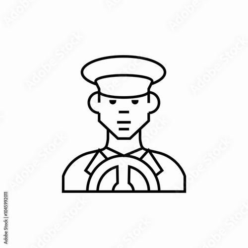 car driver icon sign vector