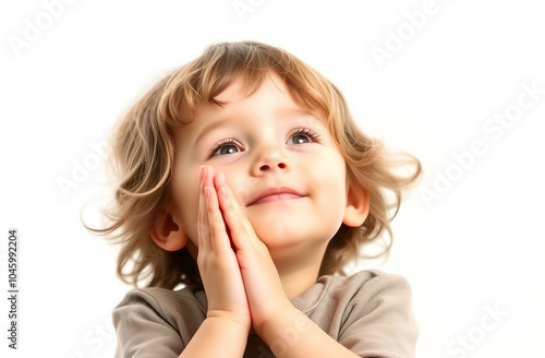 a child praying