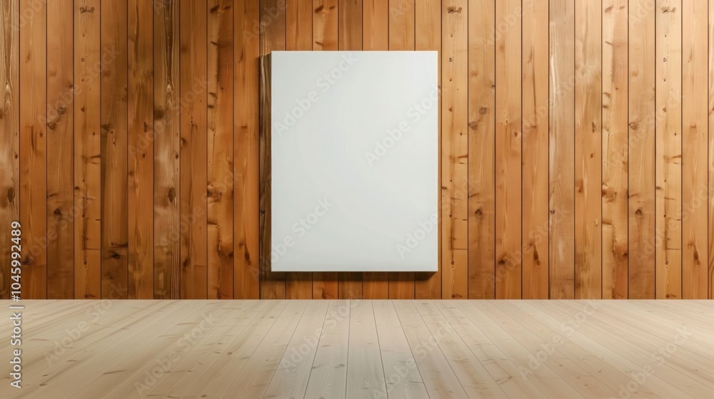 Blank White Cardboard Sign on Rustic Brown Wood Background Blank White Cardboard Sign on Rustic Brown Wood Background