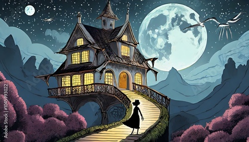 Tributo a una casita de Halloween 