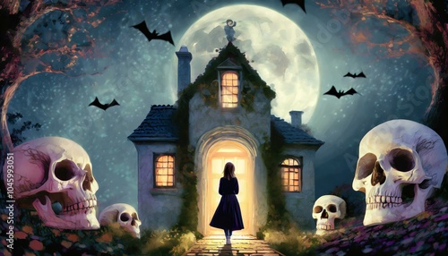 Tributo a una casita de Halloween 