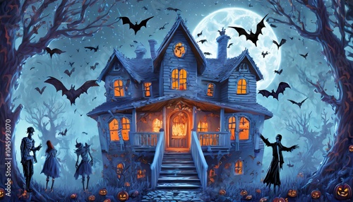 Tributo a una casita de Halloween 