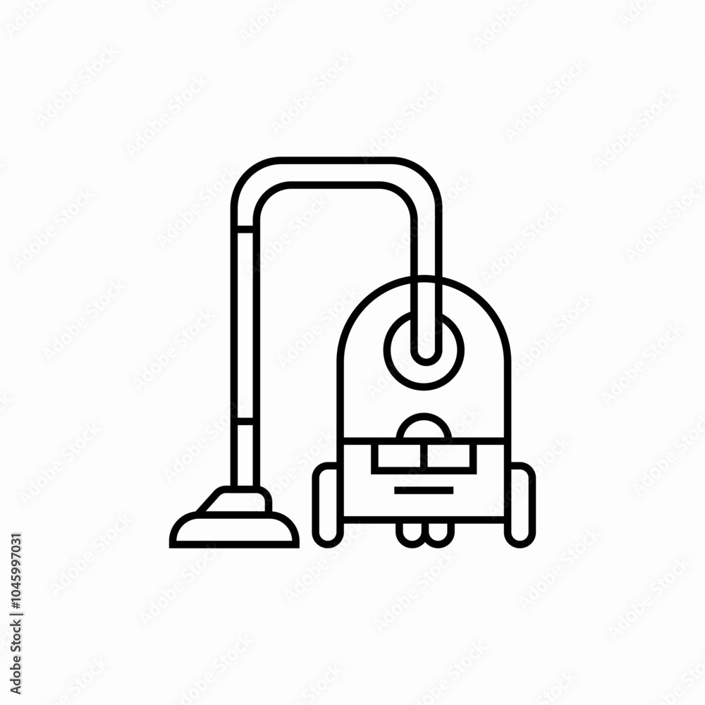 vacuum cleaner icon sign vector vacuum cleaner icon sign vector
