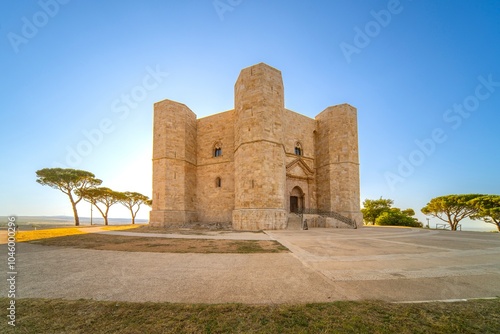 Fortress of Frederick II of Swabia, Castel del Monte, Andria, Western Murge, Barletta, Puliglia, Italy photo