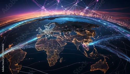 earth with space for text