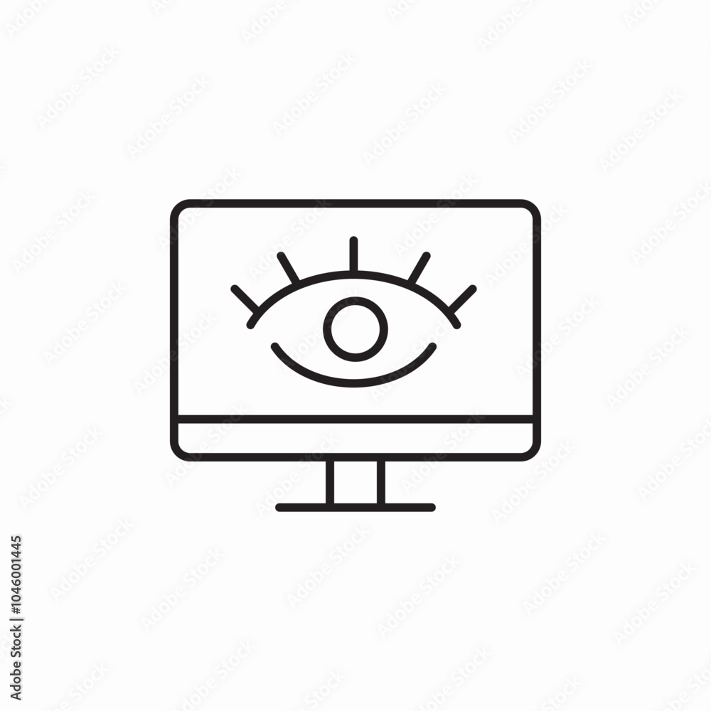 computer connection icon sign vector computer connection icon sign vector