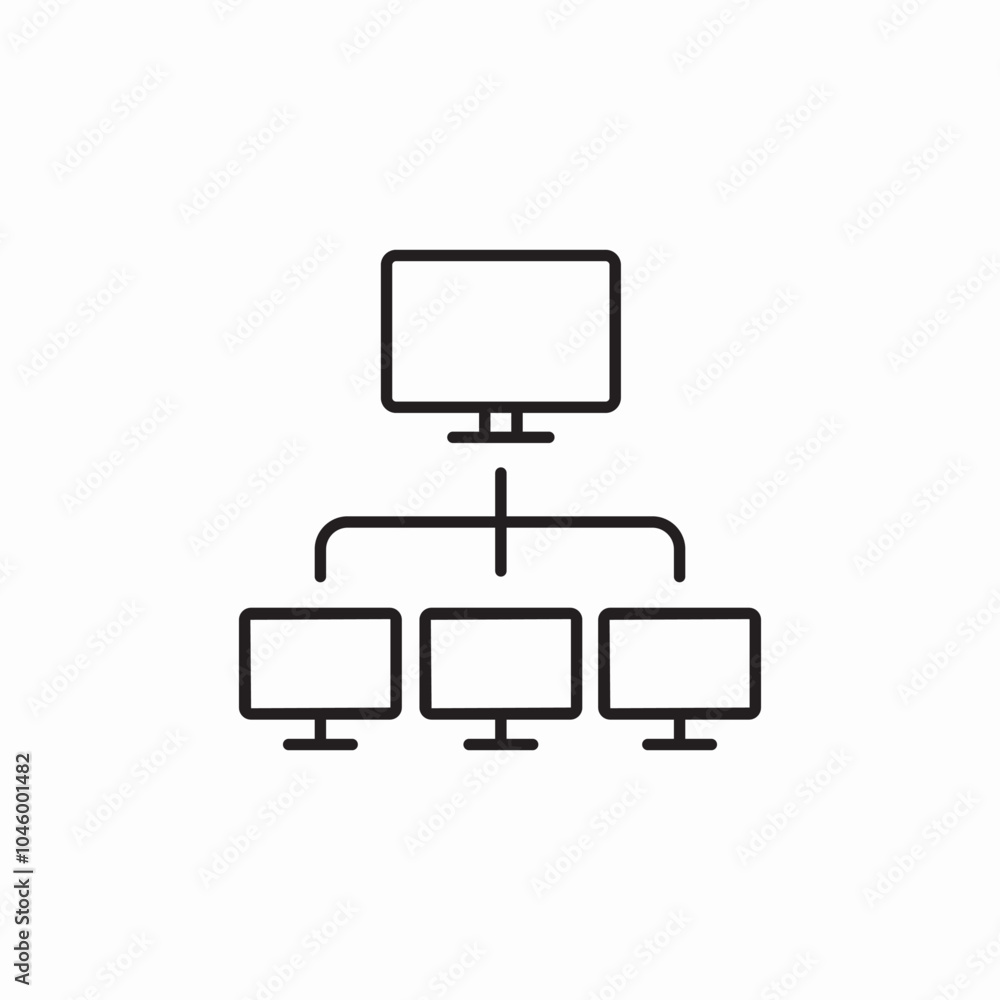 computer share icon sign vector computer share icon sign vector