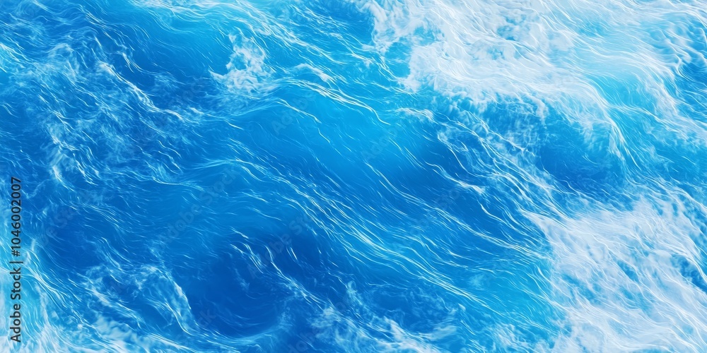 Vibrant ocean waves in varying shades of blue, creating a serene and dynamic underwater scene. Vibrant ocean waves in varying shades of blue, creating a serene and dynamic underwater scene.