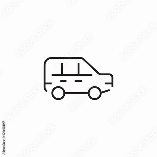 off road vehicle icon sign vector