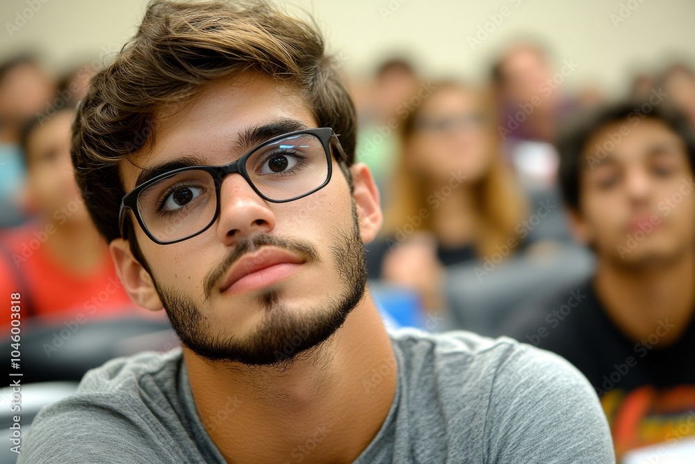 A student confidently answering a question in class, symbolizing the power of knowledge and acting with conviction A student confidently answering a question in class, symbolizing the power of knowledge and acting with conviction