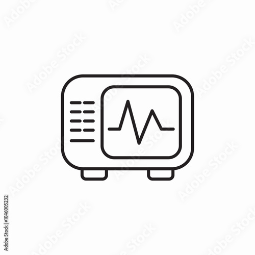 nasal swab icon sign vector