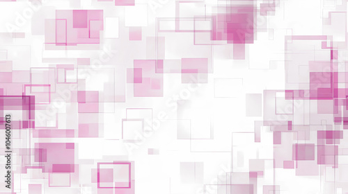 Creative Technology Background Featuring Abstract Cubes in Shades of Pink for Digital Design