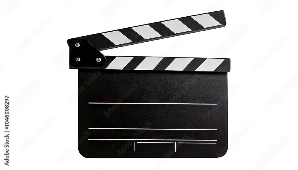 Fototapeta premium Clapperboard cut out