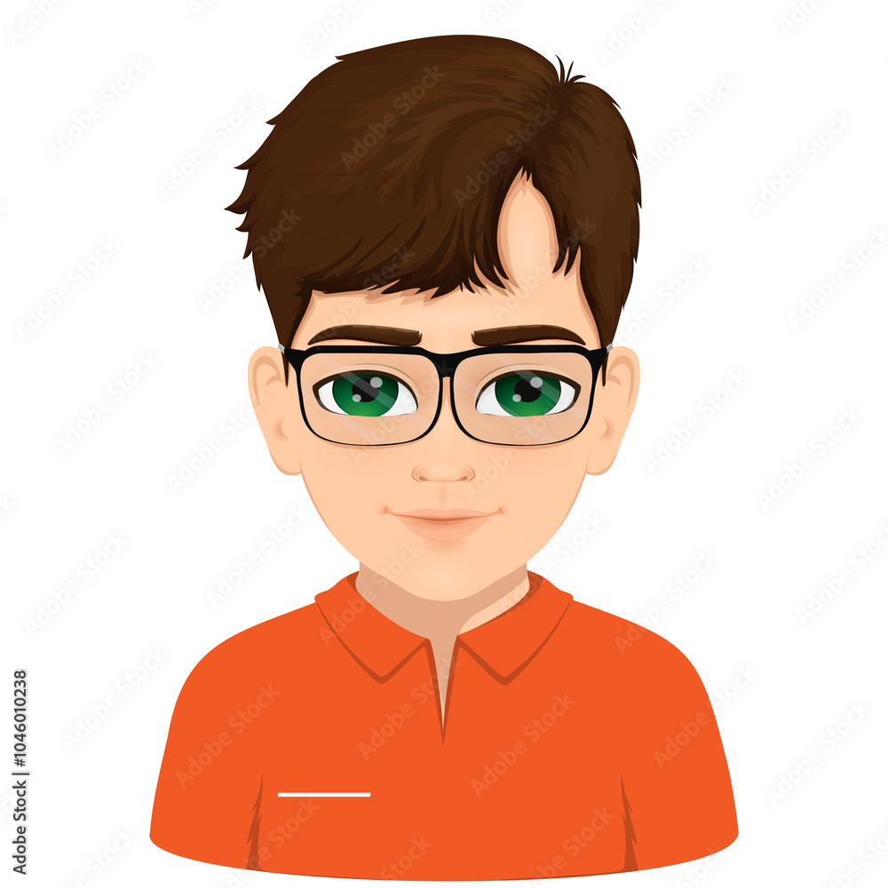 Portrait of cute little boy student Portrait of cute little boy student