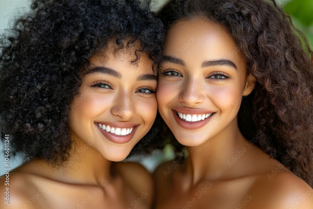 Hyper-realistic close-up of a person smiling at their reflection in a mirror, showing the detail and emotion of self-acceptance and self-love Hyper-realistic close-up of a person smiling at their reflection in a mirror, showing the detail and emotion of self-acceptance and self-love