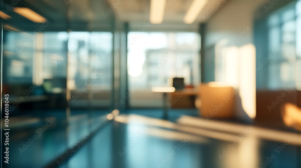 Abstract blurred office interior room Abstract blurred office interior room