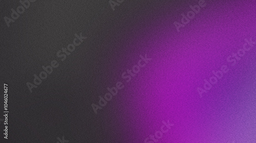 Flowing shapes in purples and blues stand against a grey background that fades from dark to light  with a subtle grainy texture and noise effects  perfect for modern web banners or poster layouts.