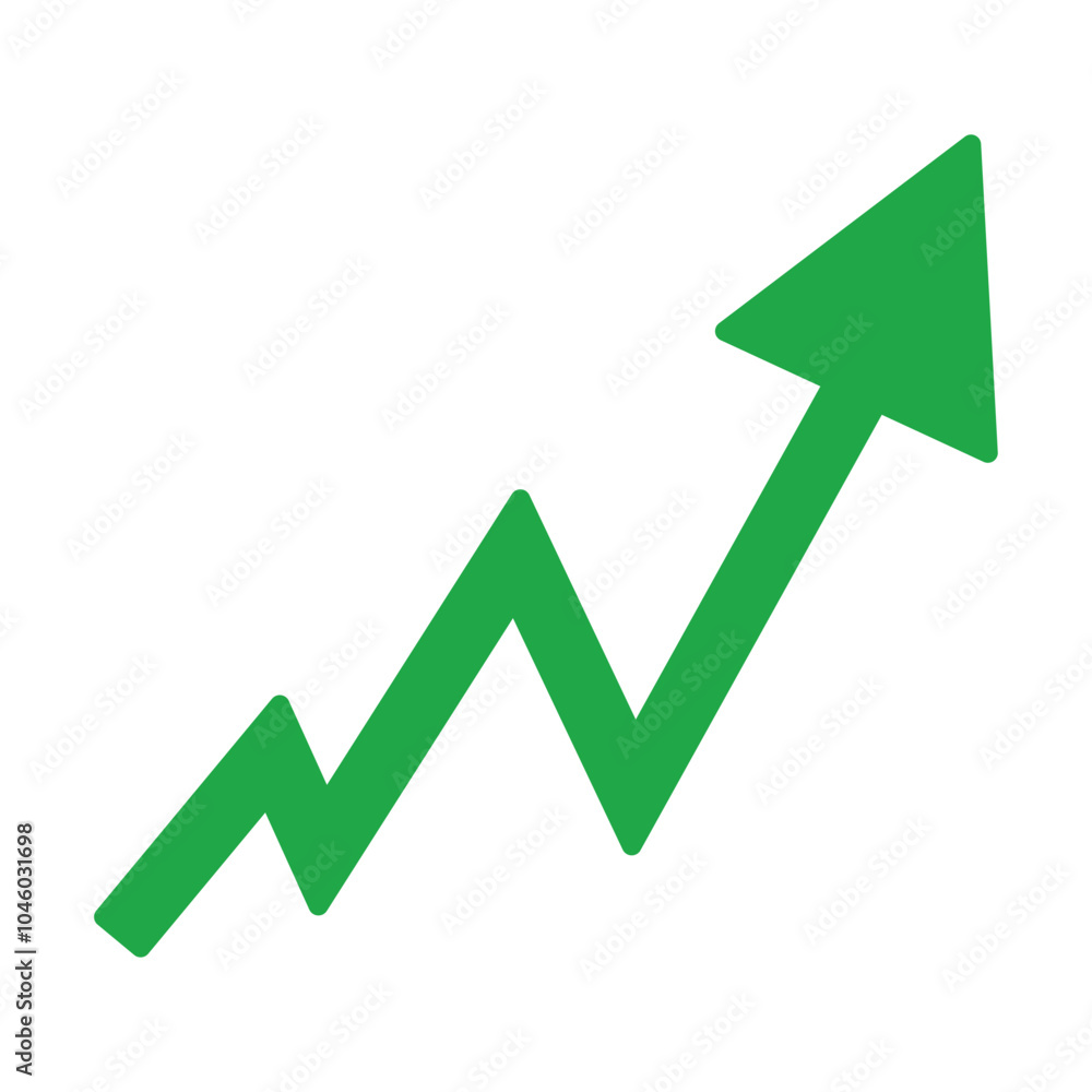 Growing business green arrow chart bar. Profit arow Vector illustration. Business concept, growing chart. Concept of sales symbol icon with arrow moving up. Economic Arrow With Growing Trend. Growing business green arrow chart bar. Profit arow Vector illustration. Business concept, growing chart. Concept of sales symbol icon with arrow moving up. Economic Arrow With Growing Trend.