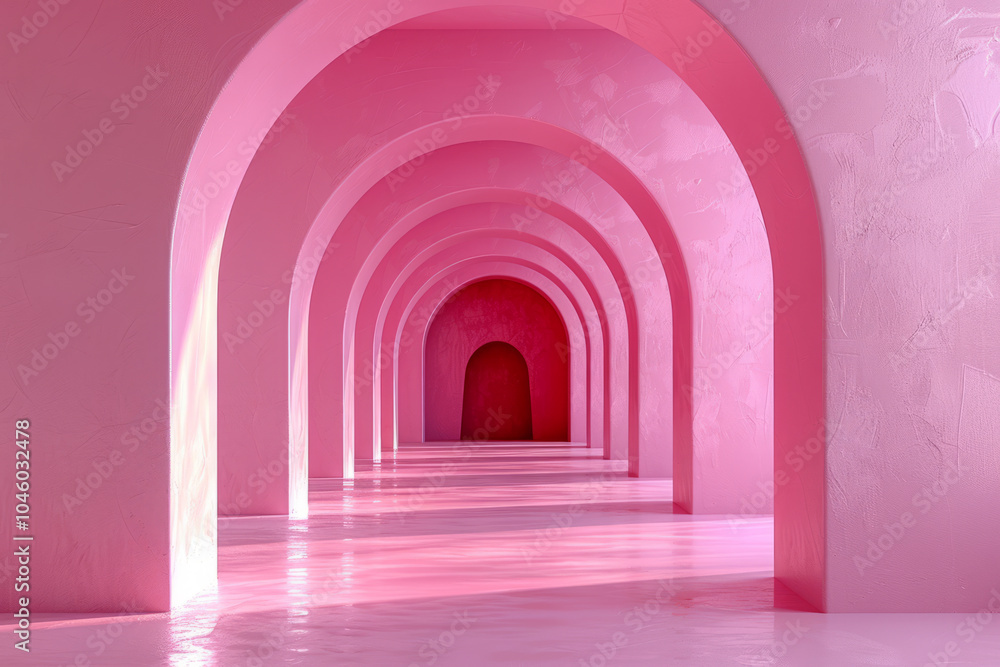 Arch design in a minimalist style, serving as an abstract wallpaper or background. Generative AI Arch design in a minimalist style, serving as an abstract wallpaper or background. Generative AI