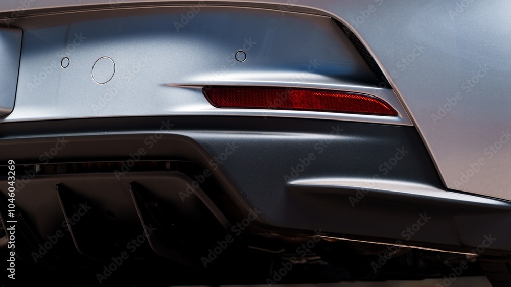 Fototapeta premium Rear diffuser on a car