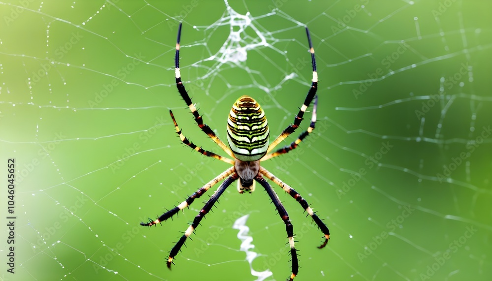 Intricate Dance of a Spider on a Delicate Web Intricate Dance of a Spider on a Delicate Web