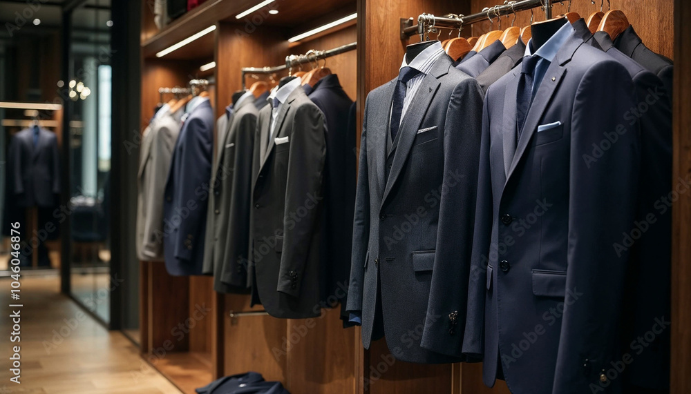 Elegant men's classic suits in a luxury boutique showcase refined craftsmanship and exclusivity.
Elegant men's classic suits in a luxury boutique showcase refined craftsmanship and exclusivity.