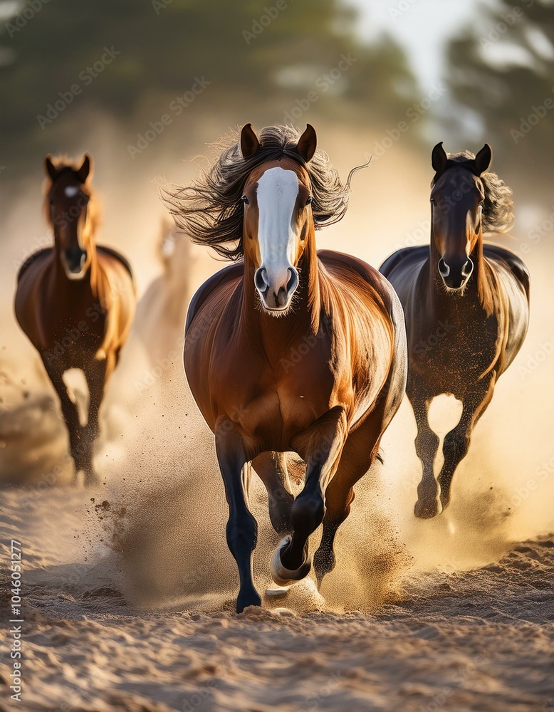 Galloping horses Galloping horses