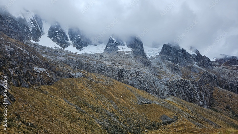 Fototapeta premium Trekking Santa Cruz - Huaraz - Peru