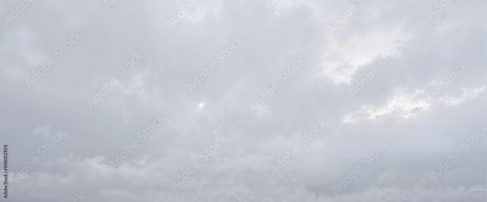 Overcast sky with gray clouds and subtle light Overcast sky with gray clouds and subtle light