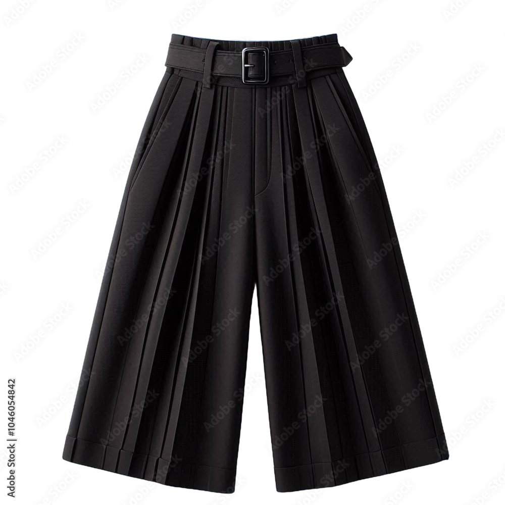 Black trousers on a white background Black trousers on a white background