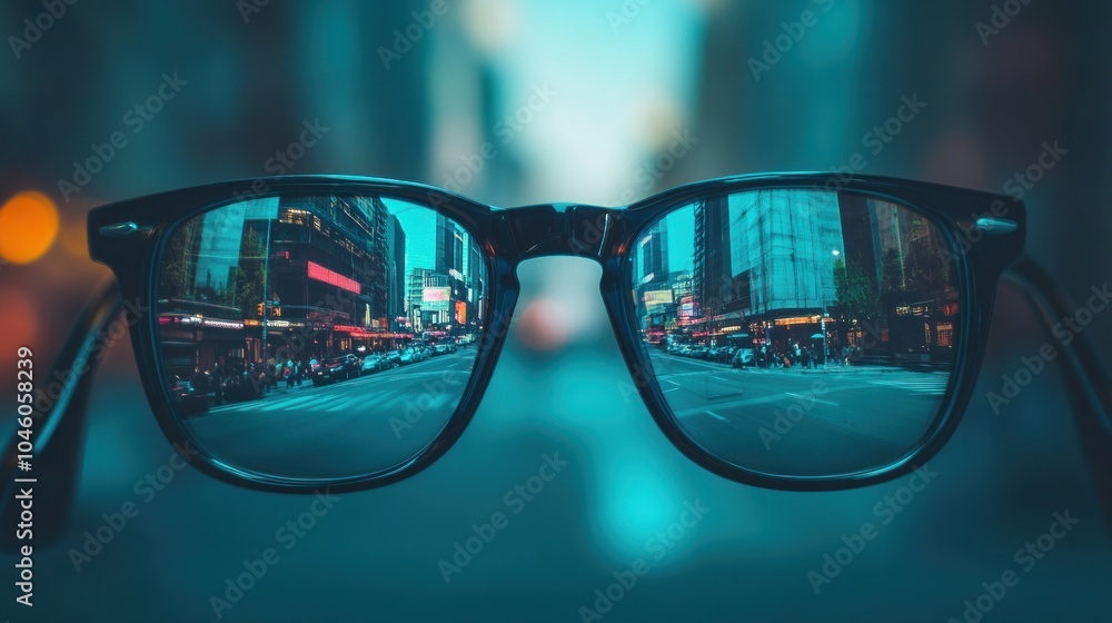 Cityscape Through Sunglasses Cityscape Through Sunglasses