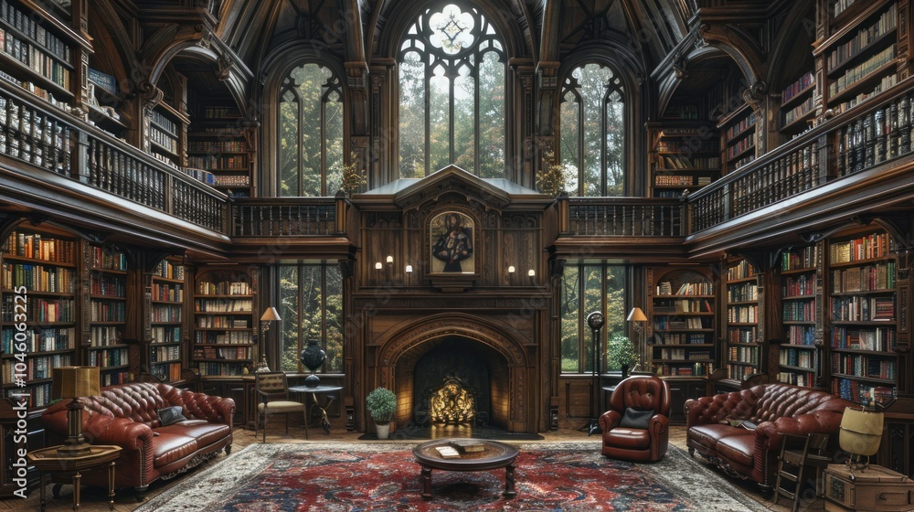 Fototapeta premium A Grand Library